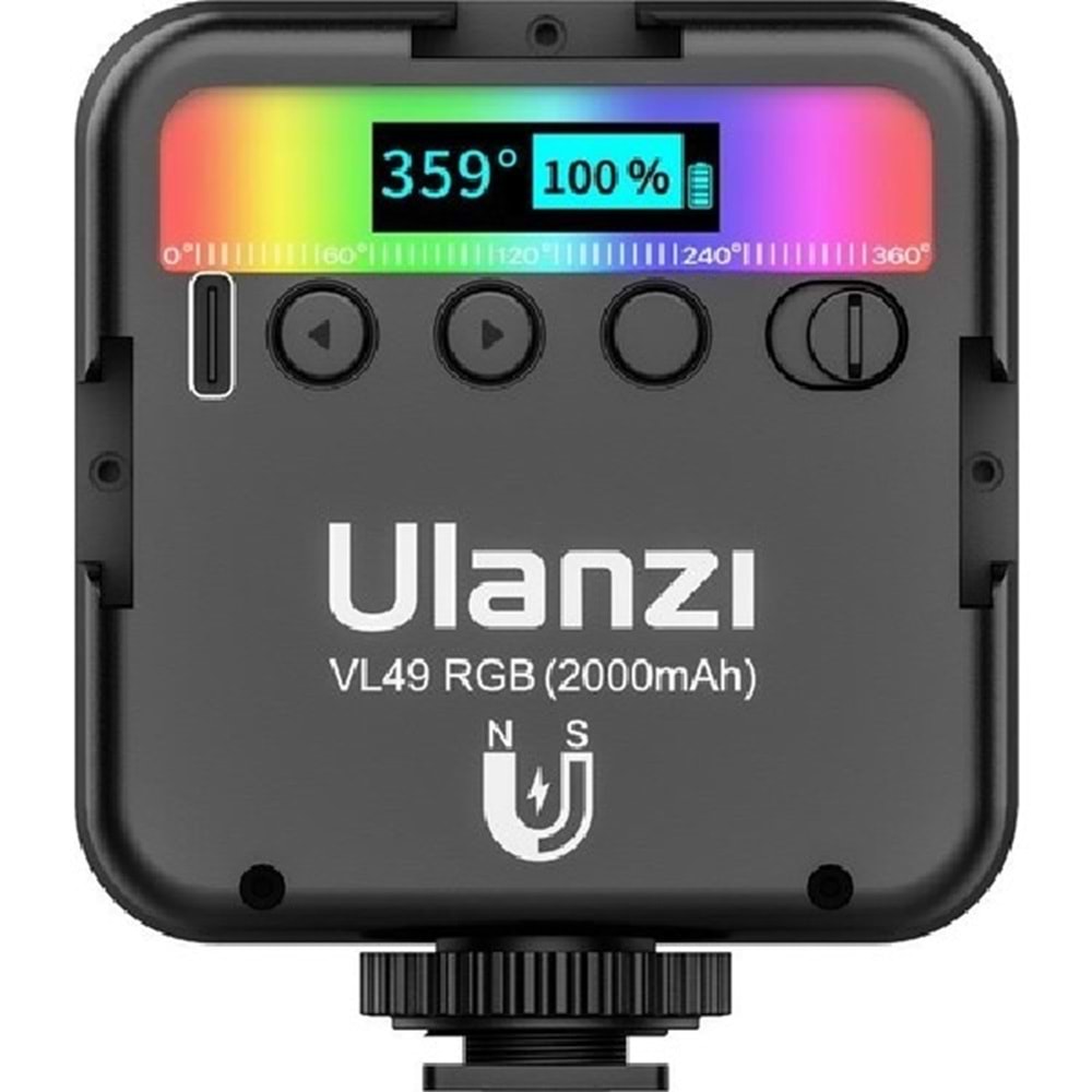 DP Ulanzi VL49 Rgb Mini LED Vlogger Youtuber Işık