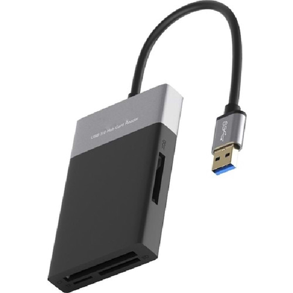 DP Çoklu XQD Kart Okuyucu 6in1 Fonksiyonlu 3.0 x 2 USB Girişi XQD TF CF SD Card Reader