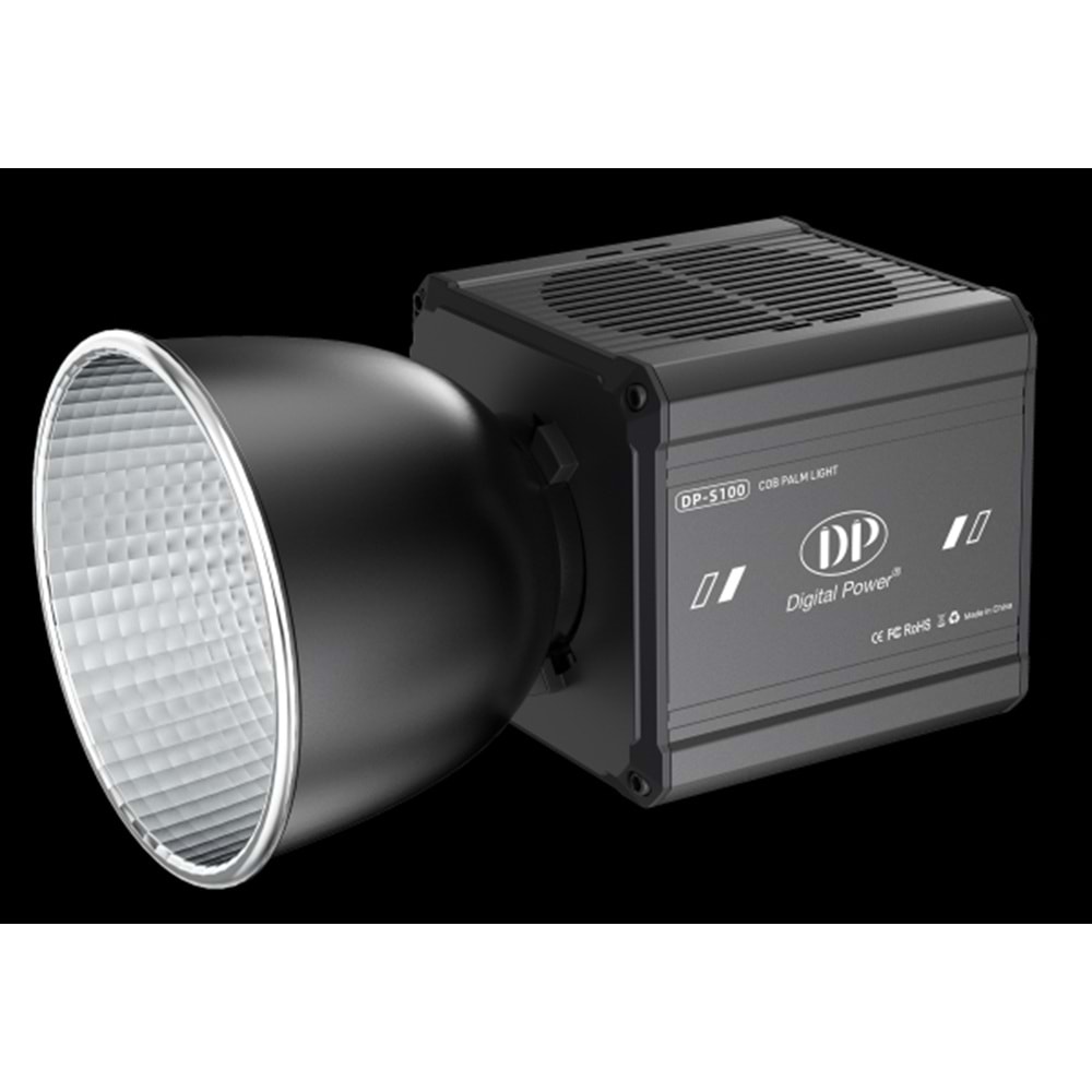DP S100 100W Bi-Color COB Led Flaş Sürekli Işık AC Güç Adaptörlü