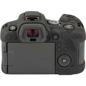 DP Canon R6 Silikon Kılıf (SİYAH)