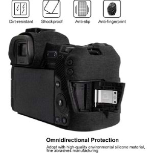 DP Canon EOS R Silikon Kılıf (SİYAH)