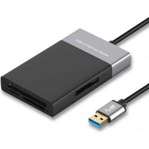 DP Çoklu XQD Kart Okuyucu 6in1 Fonksiyonlu 3.0 x 2 USB Girişi XQD TF CF SD Card Reader