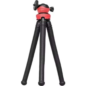 Esnek Ahtapot Tripod: Flexıble Masa Üstü Stand, Fotoğraf Makinesi ve Aksiyon Kamera Tutucu
