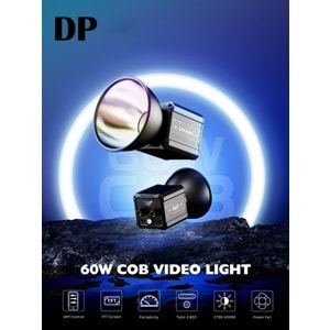 DP-S60 Bİ-COLOR COB LED IŞIK VİDEO LİGHT