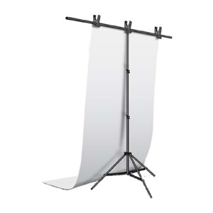 DP Taşınabilir 150X200CM Beyaz Pvc Fon 160X200CM T Stand Kit