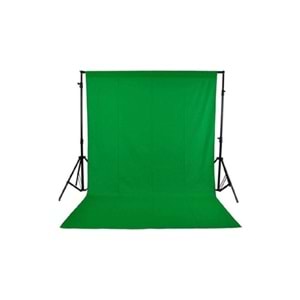 DP 2 x 3 m Yeşil Fon Perde + 2 x 3 m Fon Stantı Fotoğraf Video Çekim Kiti Greenbox Set Çantalı