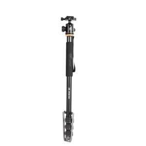DP-902 PLUS MONOPOD Katlanır Destek Tabanlı ve DSLR Kamera için Ballhead, Maksimum Yükseklik 182cm