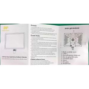 DP DP-288 PRO APP Kontrollü Soft Işık Video Fotoğraf Softbox + 2 M Stand