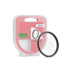 DP 52MM Yıldız Filtre 8x Efekt Filtre Özellikli Yüksek Kalite Alüminyum ve Optik Cam
