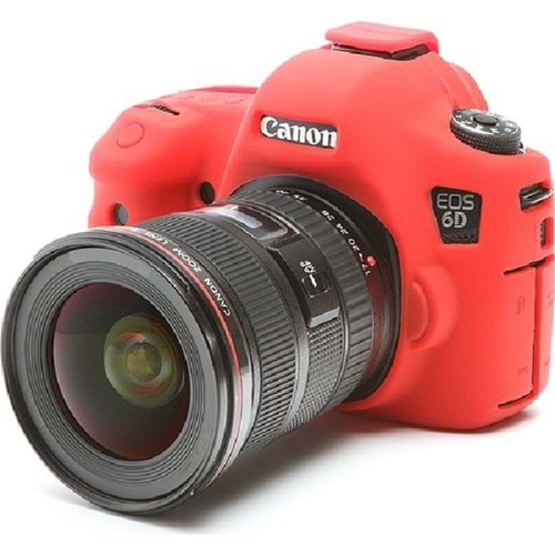 DP Canon 6D Kırmızı Silikon Kılıf