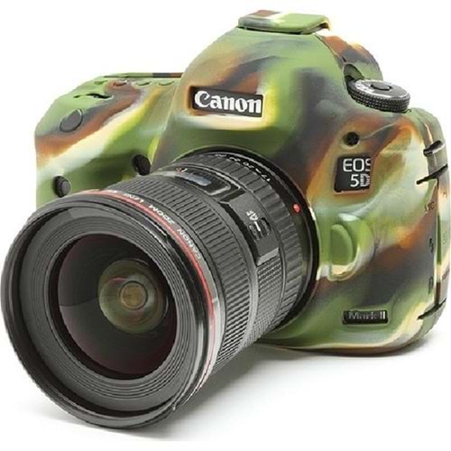 DP Canon 5D Mark III Silikon Kılıf (KAMUFLAJ)
