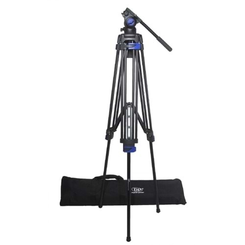 DP 888 Professional Video Kamera Tripod 180M Hidrolik Kafa