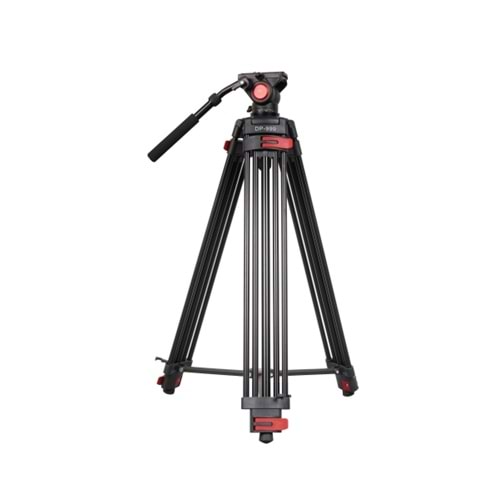 DP 999 Professional Video Kamera Tripod 194M Akışkan Hidrolik Kafa