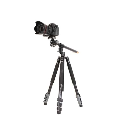 DP-900 PRO Traveler Seyahat Tipi Yatay Dikey Makro Fotoğraf Monopod ve Video Slr Kamera Tripod