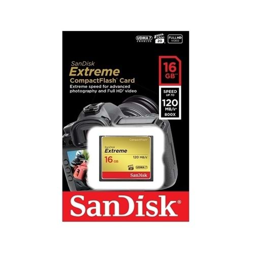 SanDisk 32Gb Ultra Extreme Pro 120Mb/s Compack Cf Hafıza Kartı