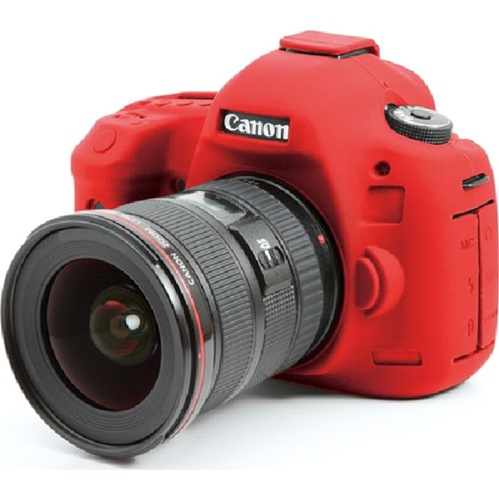 DP Canon 5D Mark III Silikon Kılıf (KIRMIZI)