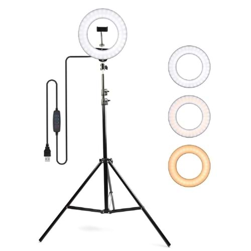 Youtube,Kuaför Makyaj Vlogger Ring Light Led 10 inc 26cm