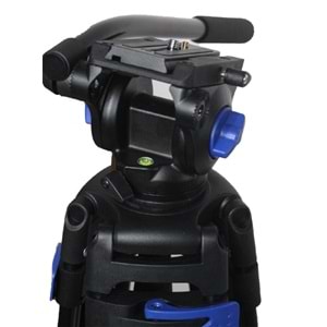 DP 888 Professional Video Kamera Tripod 180M Hidrolik Kafa