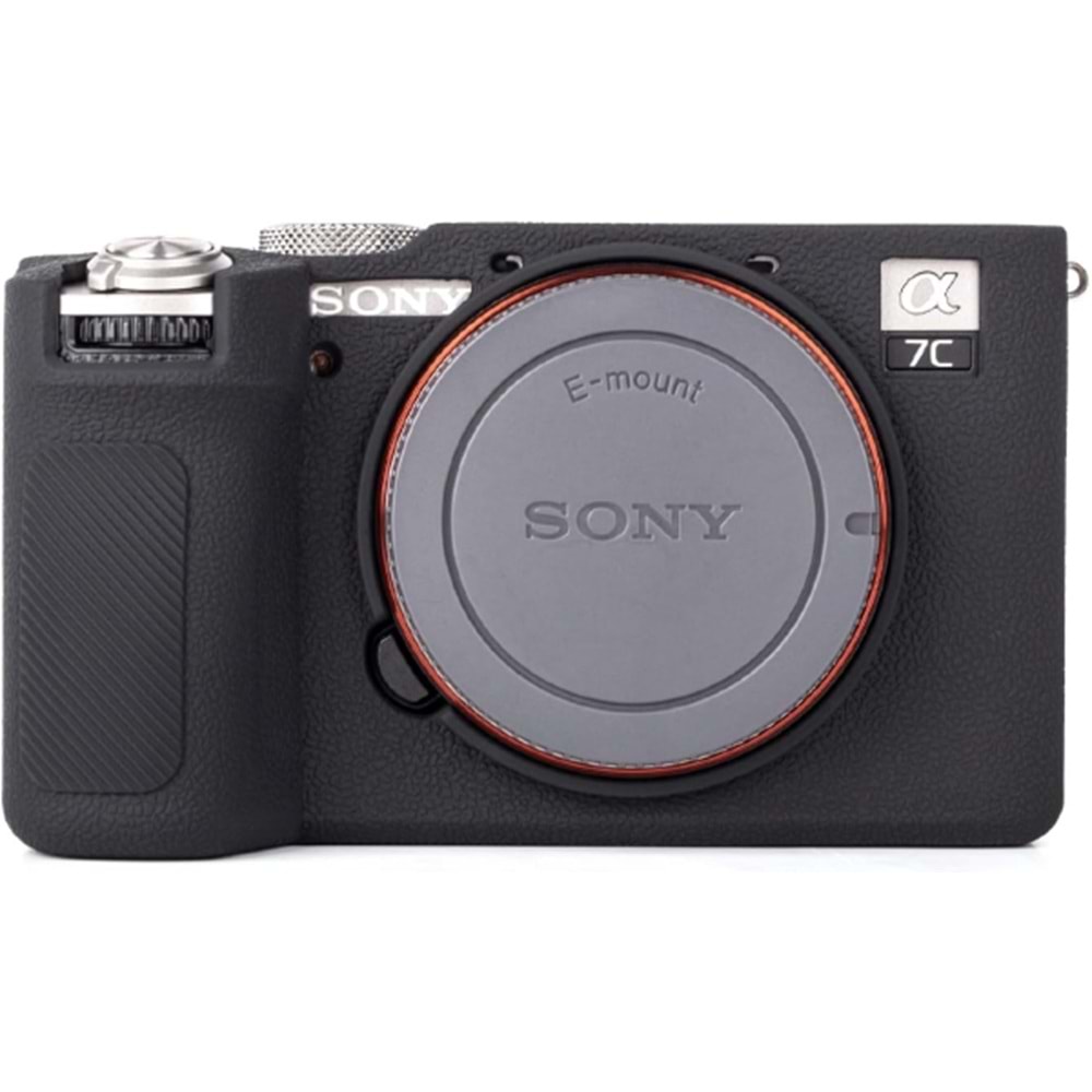DP Sony A7CII Silikon Kılıf (SİYAH)