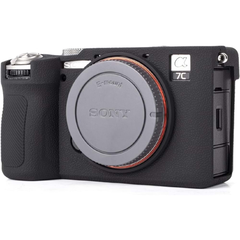DP Sony A7CII Silikon Kılıf (SİYAH)
