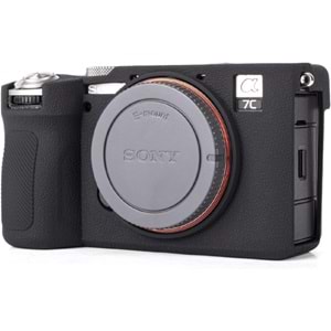 DP Sony A7CII Silikon Kılıf (SİYAH)