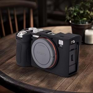 DP Sony A7CII Silikon Kılıf (SİYAH)