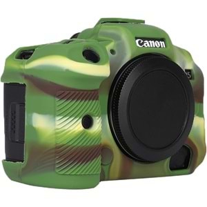 DP Canon R5 Silikon Kılıf (KAMUFLAJ)