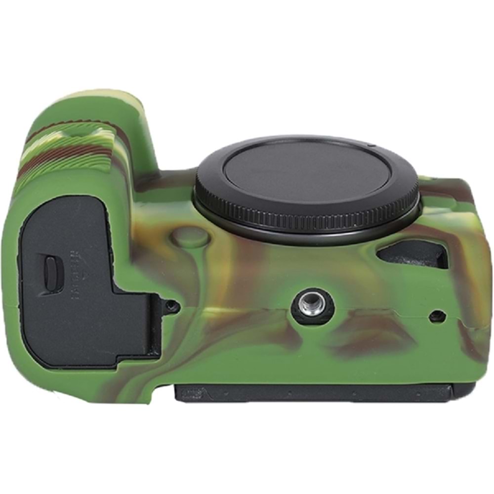 DP Canon R5 Silikon Kılıf (KAMUFLAJ)