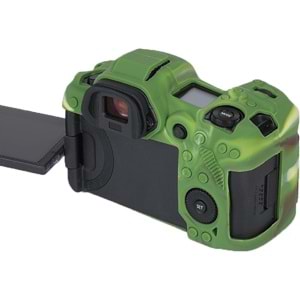 DP Canon R5 Silikon Kılıf (KAMUFLAJ)