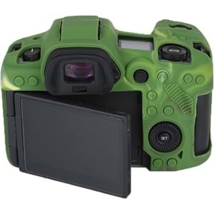 DP Canon R5 Silikon Kılıf (KAMUFLAJ)