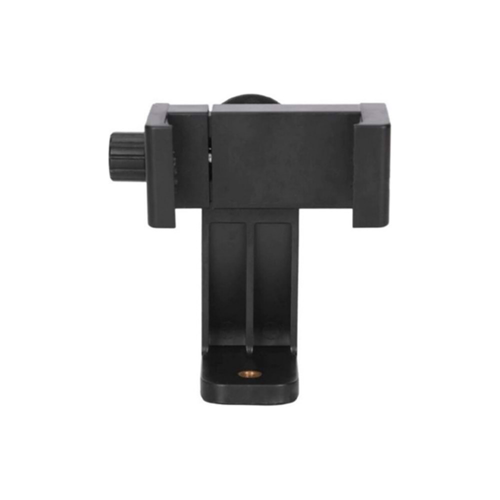 Tripod ve Monopod Için Telefon Bağlantı Aparatı Cep Telefonu Klipsi Tutucu Yatay ve Dikey Kullanılır