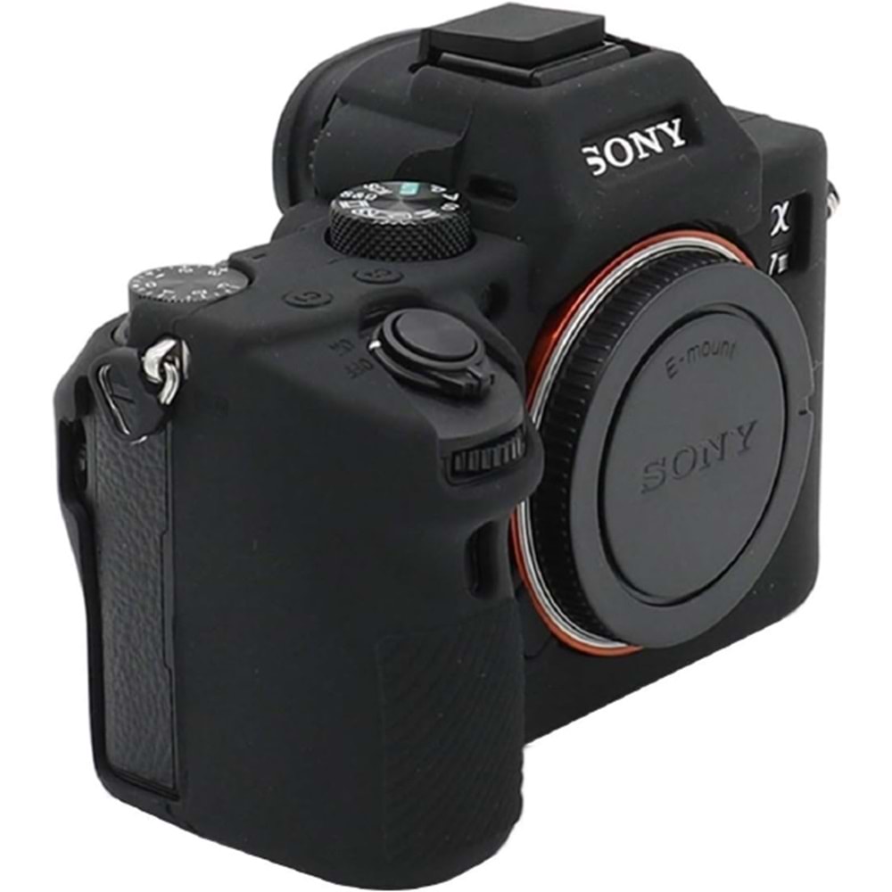 DP Sony A7M3 Silikon Kılıf (SİYAH)