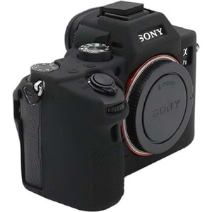 DP Sony A7M3 Silikon Kılıf (SİYAH)