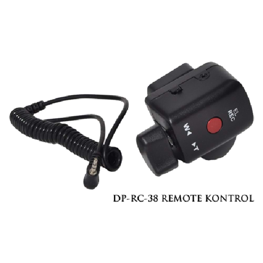 DP-RC38 Kamera İçin Lanc, Kamera Jimmy Jip Zoom Kontrol Ünitesi (Kumandası)