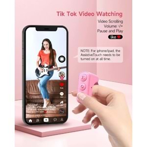 DP Tiktok Uzaktan Kumanda Halkası Parmak Kaydırıcı Kaydırma Halkası,iPhone,Android