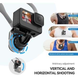DP U Shape Neck Holder Telefon ve Aksiyon Kameralar için Boyun Askısı