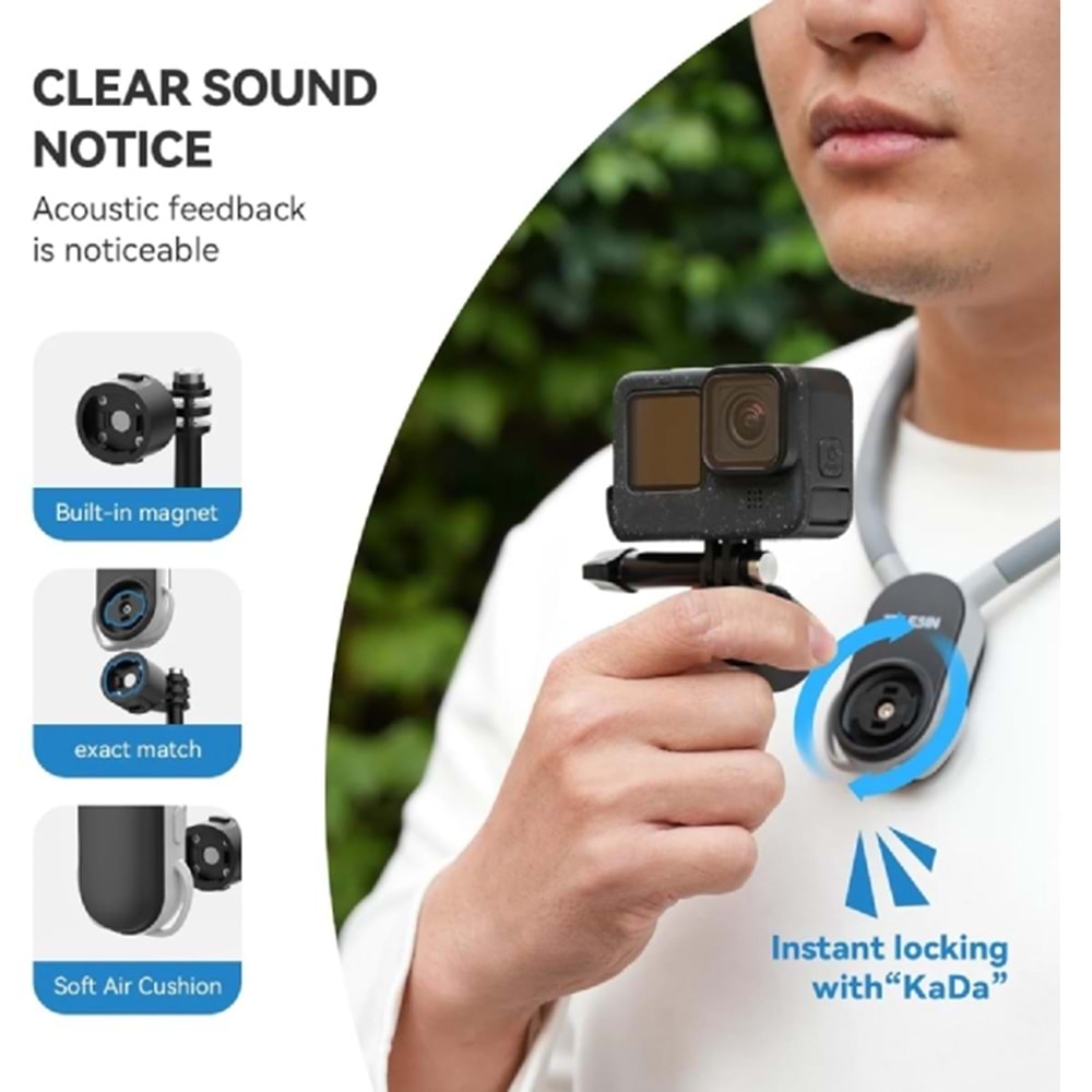 DP U Shape Neck Holder Telefon ve Aksiyon Kameralar için Boyun Askısı