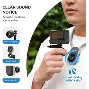 DP U Shape Neck Holder Telefon ve Aksiyon Kameralar için Boyun Askısı