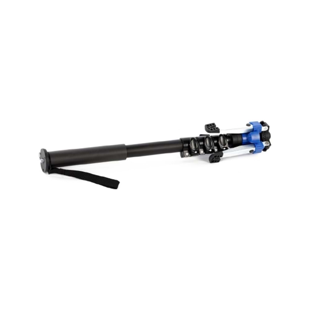 DP-802 PLUS Profesyonel 175cm Metal Ayaklı Monopod Çıkarılabilir Sabitleme Ayağı, 5 kg Taşıma