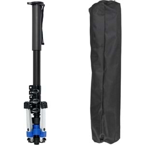 DP-802 PLUS Profesyonel 175cm Metal Ayaklı Monopod Çıkarılabilir Sabitleme Ayağı, 5 kg Taşıma