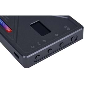 DP-LED 225 PRO Rgb Led Işık 2500K-9900K Fotoğraf Video Işığı Şarjlı ve App Kontrollü