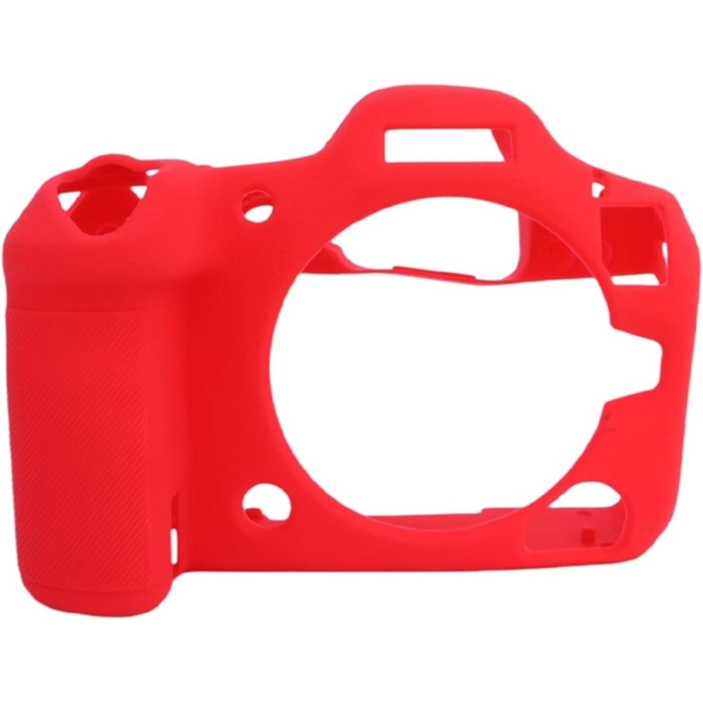 DP Canon R5 Mark II Silikon Kılıf (KIRMIZI)