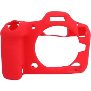DP Canon R5 Mark II Silikon Kılıf (KIRMIZI)