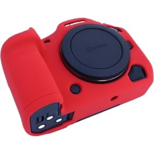 DP Canon R5 Mark II Silikon Kılıf (KIRMIZI)