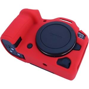 DP Canon R5 Mark II Silikon Kılıf (KIRMIZI)