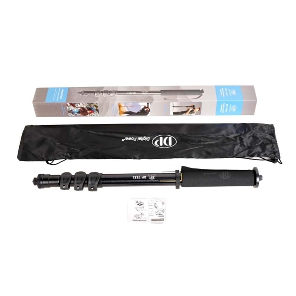 DP-7531 Profesyonel Ayaklı Monopod 185 cm Kamera ve Fotoğraf Uyumlu