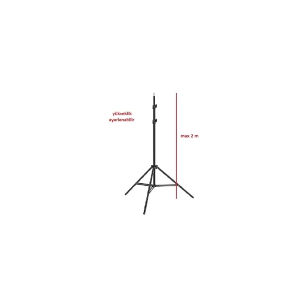 DP 803C Işık Ayağı Light Stand 200 Cm (2 Metre)